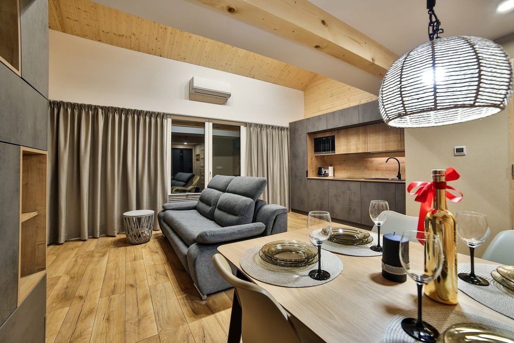 Domek z jacuzzi w górach, noclegi w górach, ferie, wakacje