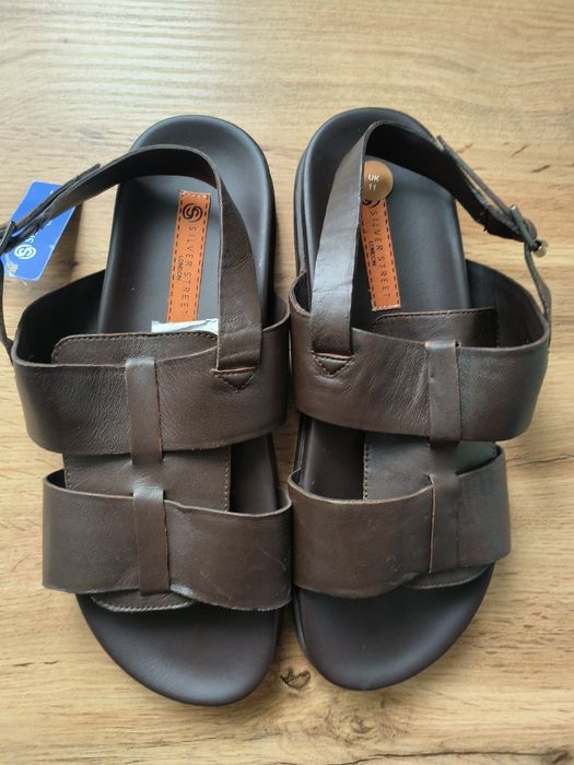 Nowe męskie skórzane sandały Silver Street London 46 (11)