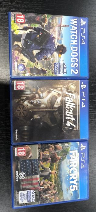 Fallout 4/Far cry 5/Watchdogs 2 PlayStation 4