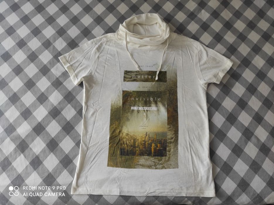 Reserved __ t-shirt koszulka męska z kominem