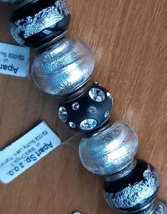 APART beads UNIKAT 2 szt. kolekcja MURANO srebro 925 charms