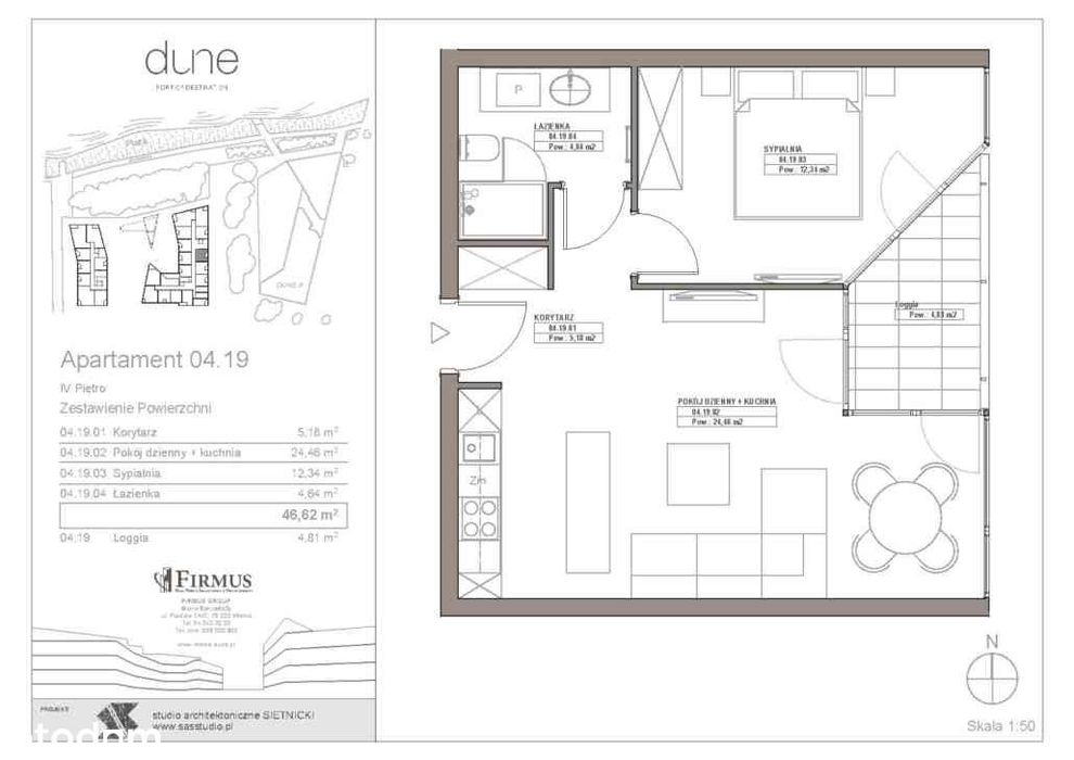BEZPOŚREDNIO | Luksusowy apartament z bocznym widokiem na morze – Dune