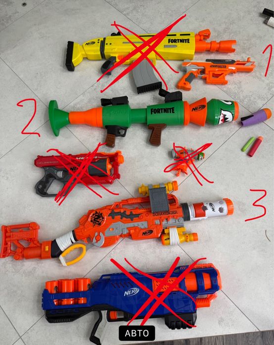 продам nerf бластери
