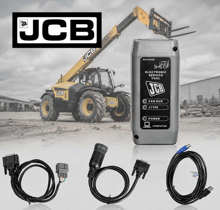 Zestaw diagnostyczny JCB Maszyny Rolnicze Maszyny Budowlane Ciagniki Koparki Ładowarki JCB Service Master Nowy Serwisówka ASO NAJNOWSZY Gwarancja