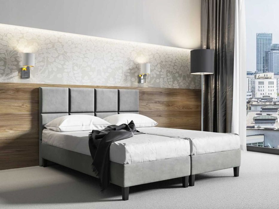 Pojedyncze łóżko hotelowe z wezgłowiem GOBI 90x200 cm