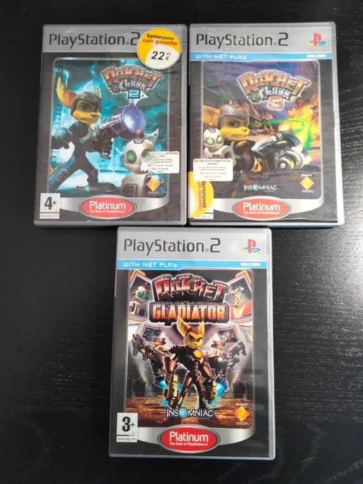 Jogos Ratchet & Clank da PS2