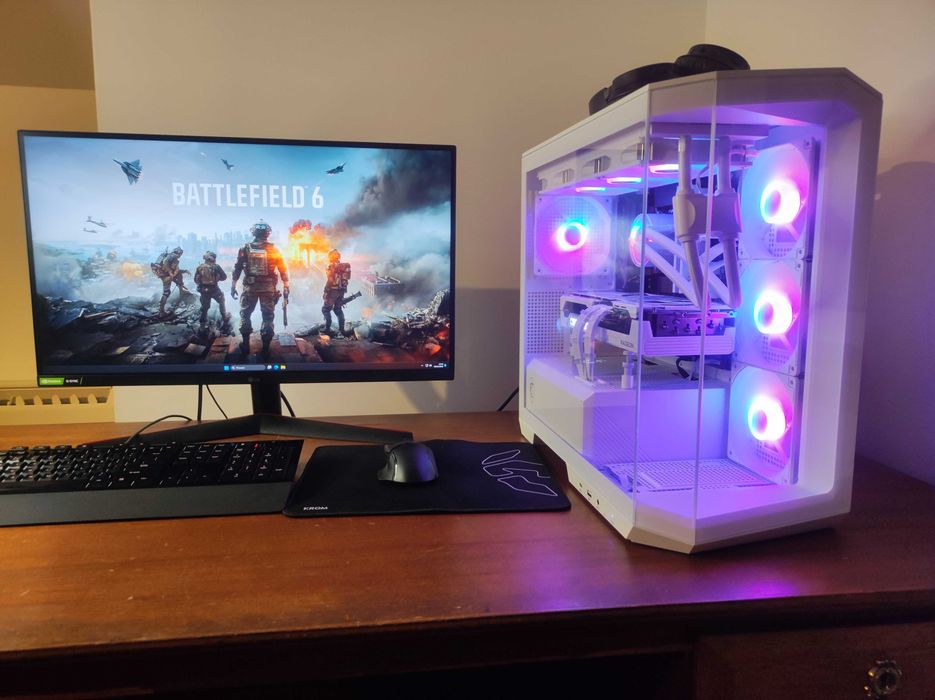PC Gaming Ryzen 9600X • RX 9070 XT • 32GB 6000MHz • 1TB NVMe • ARGB Branco