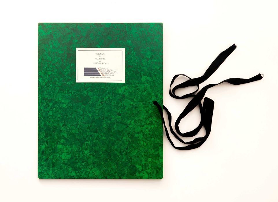 Serigrafia de Julio Le Parc Terzina III Alchimie 1996