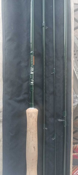 Cana pesca pluma Fly 300 IM6 9,5/4 linha #7 8