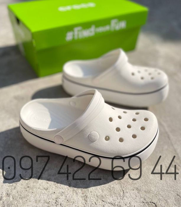 Жіночі Крокси на Платформі Crocs Crocband Platform Crocs Platform