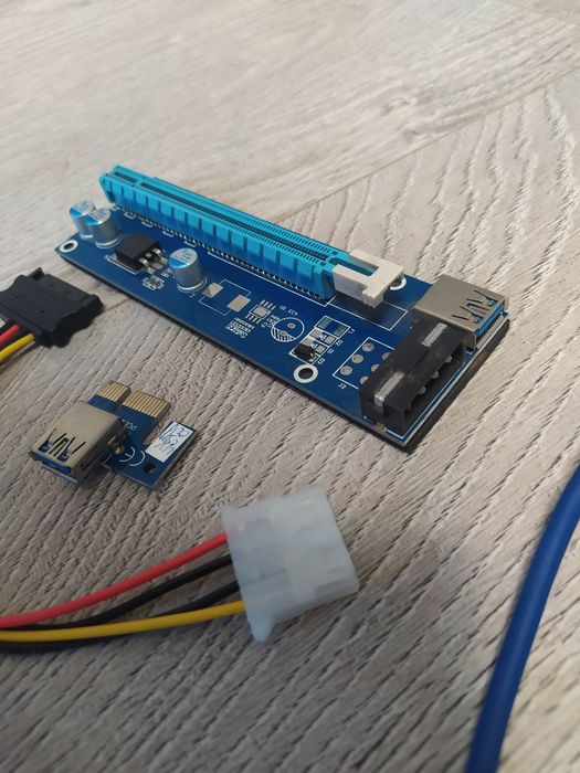 Райзер PCI-E MOLEX SATA + USB3.0 ( ver.007)