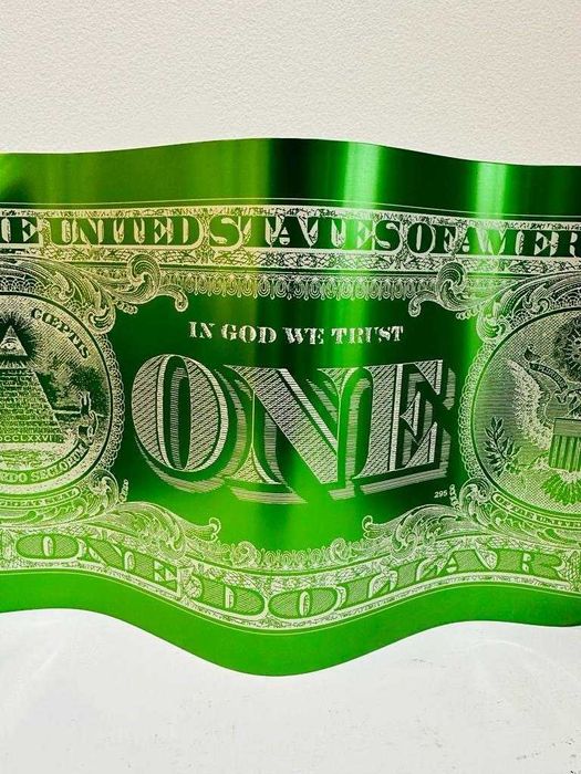 Obra de Arte de Karl Lagasse - One Dollar (Emerald)