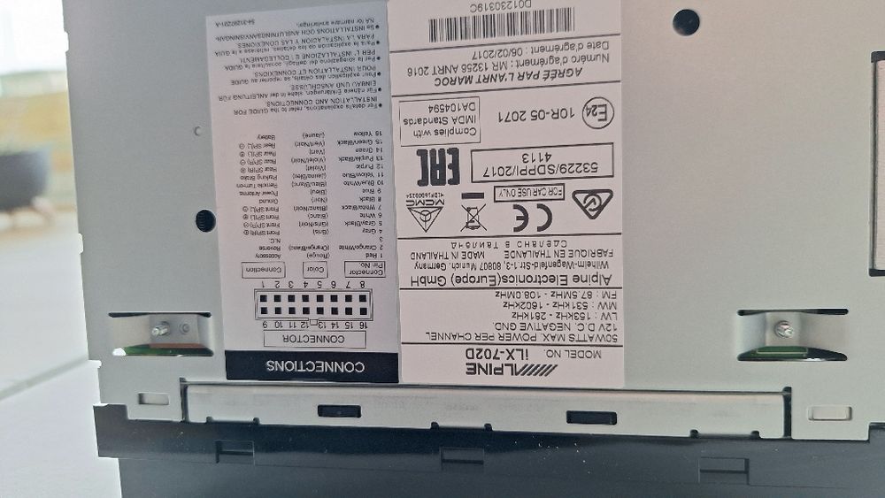 Radio ALPINE iLX -702D android auto