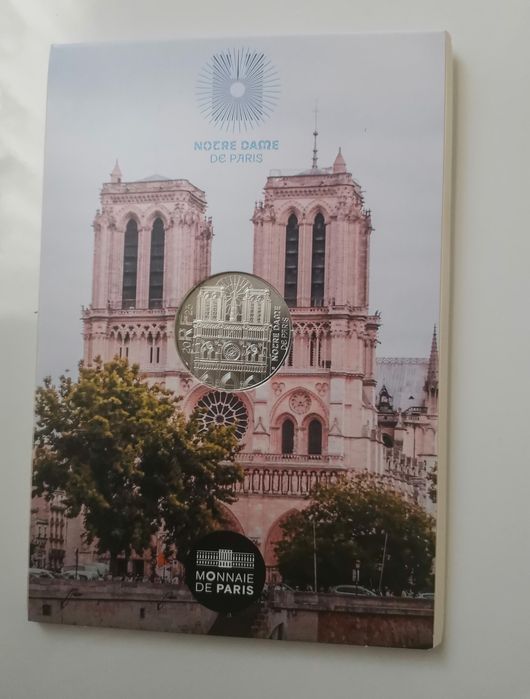 Moeda prata 333° - Notre-Dame 2025