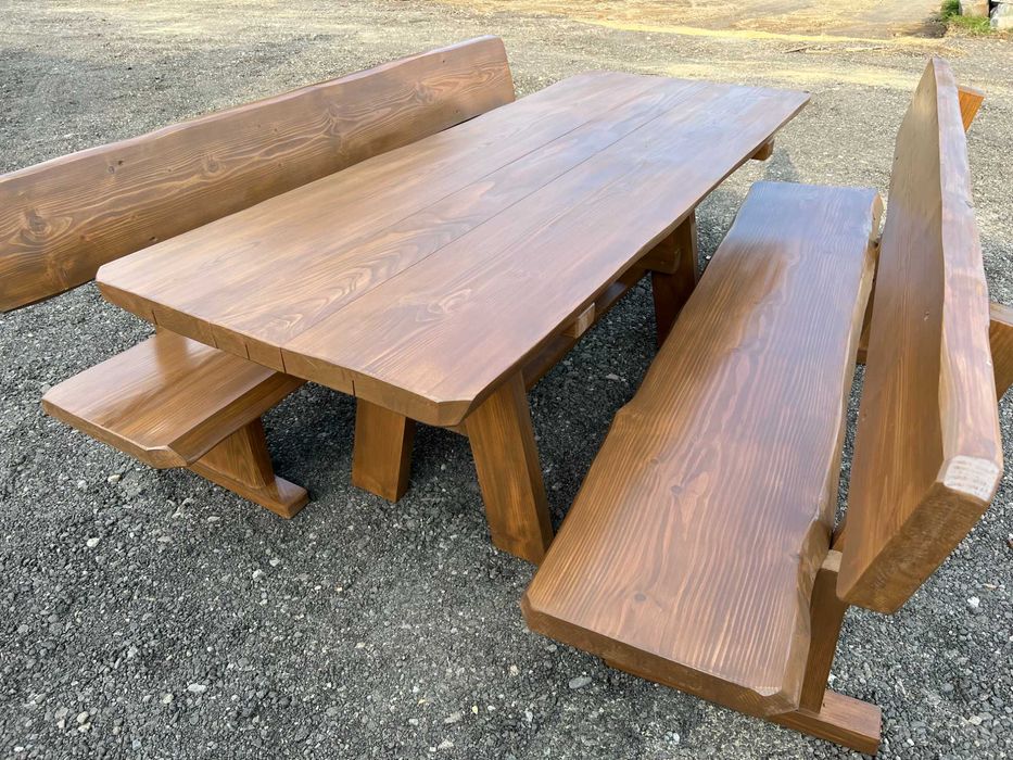 WYPRZEDAŻ! Góralskie Meble Ogrodowe z litego drewna, meble do ogrodu