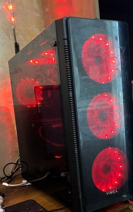 Игровой ПК GTX 1660 Ryzen 5 1600 16 ГБ DDR4  SSD + HDD