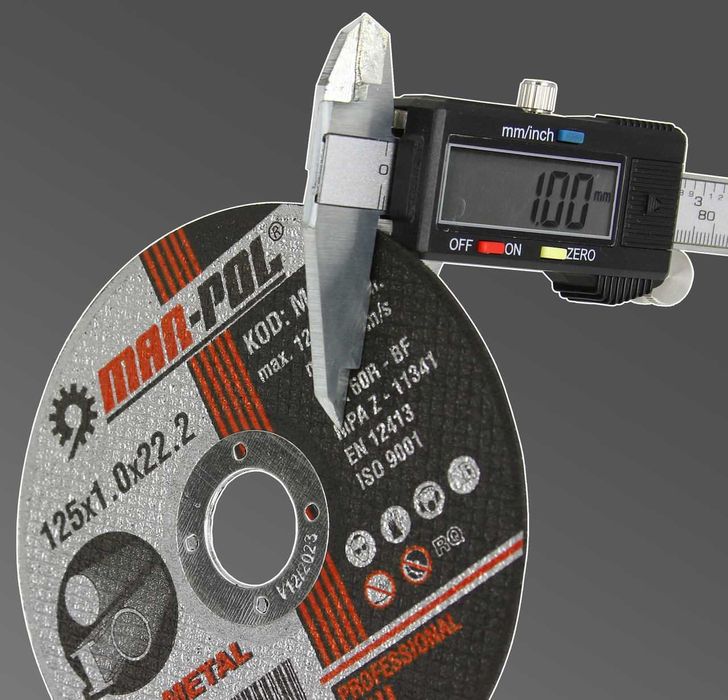 20xTARCZA DO CIECIA METALU Stali 125x1,0mm do Kątówki