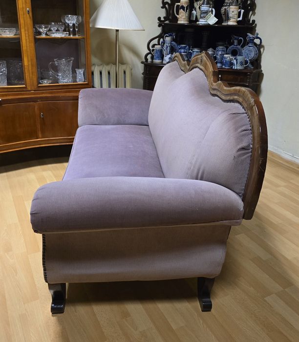 Elegancka sofa trzyosobowa Ludwik Filip