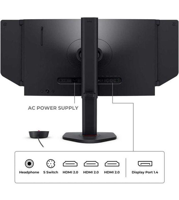 Монітор benQ ZOWIE XL2566X+ Dark Grey