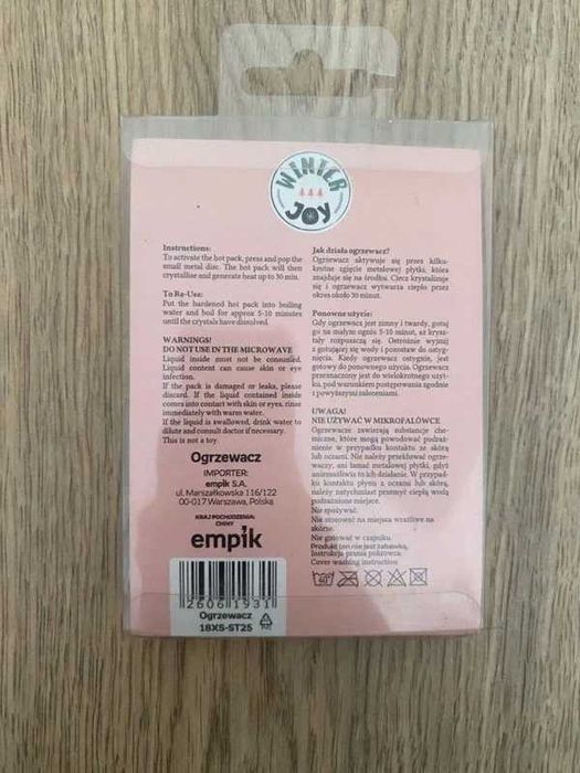 Ogrzewacz do rąk w kształcie aniołka