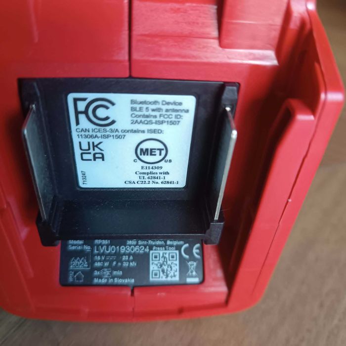Zaciskarka Ridgid RP 351