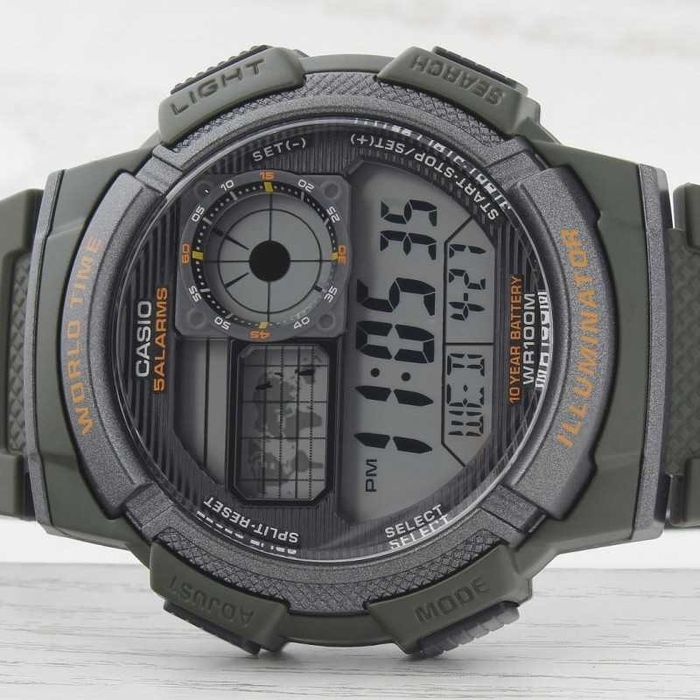 Оригинальные наручные часы Casio AE1000 W Часы Касио