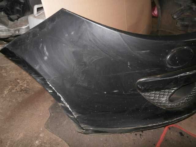 seat altea XL toledo III zderzak przód przedni czarny Xenon spryski