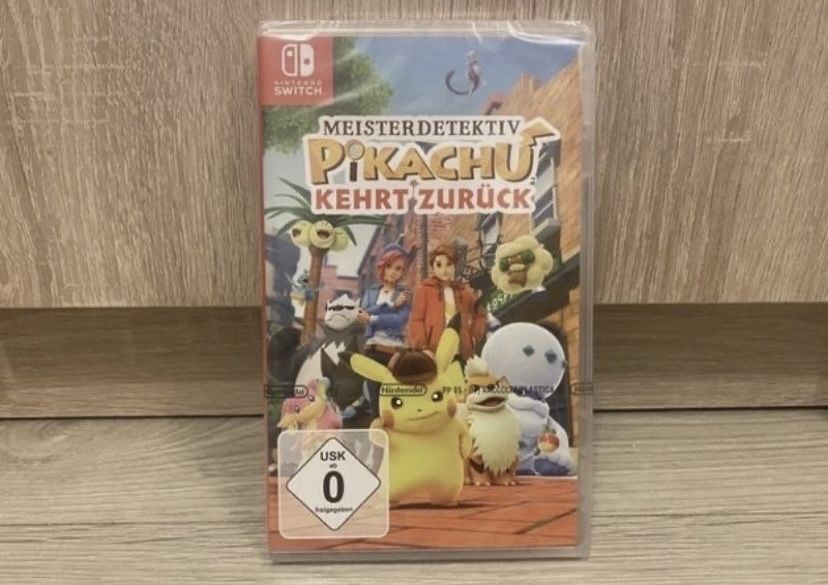 Nowa gra Detektyw Pikachu Returns NINTENDO SWITCH kardridż