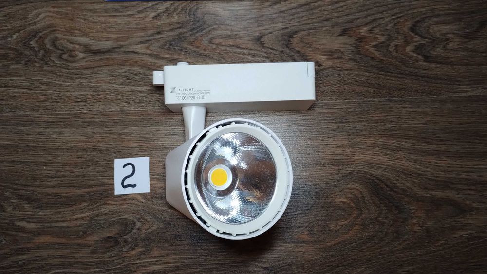 Трековые LED прожекторы светильники светодиодные Z-light 20W