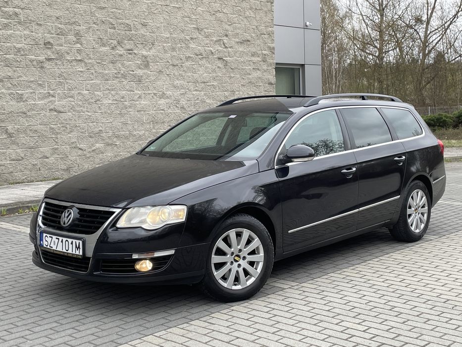 Volkswagen Passat B6 2.0 TDI 140KM Klima Navi Hak Tempomat Ekran Zamiana grzane fotele Alufelgi