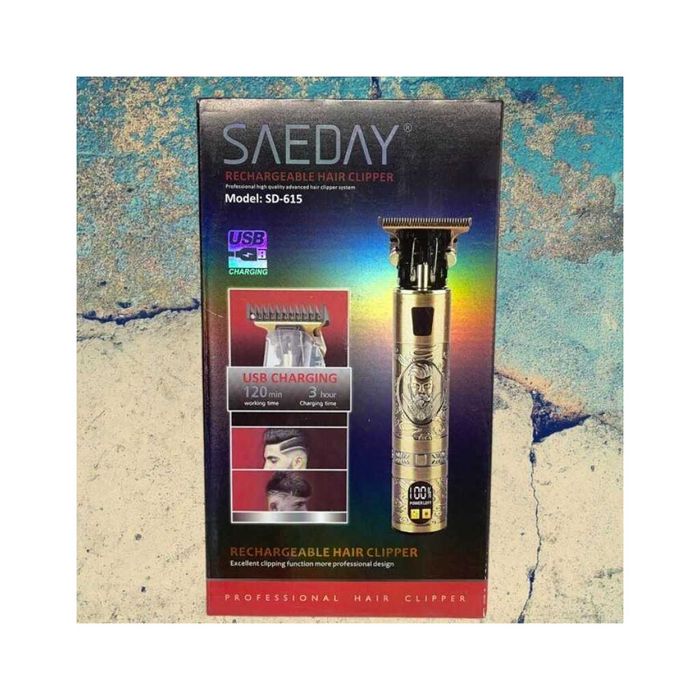 Máquina de Cortar Cabelo Saeday SD-615 Recarregável