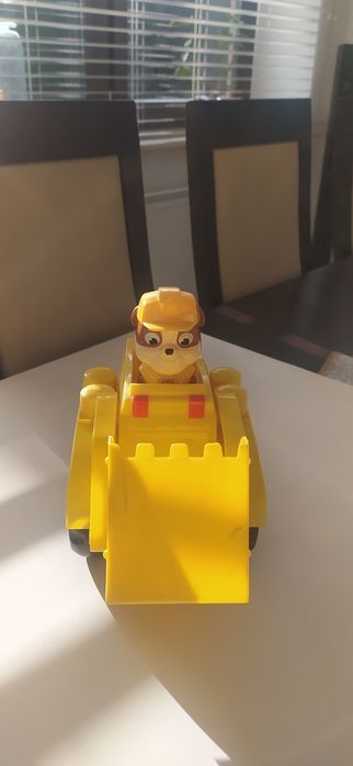 Psi Patrol koparka z figurką Rubble