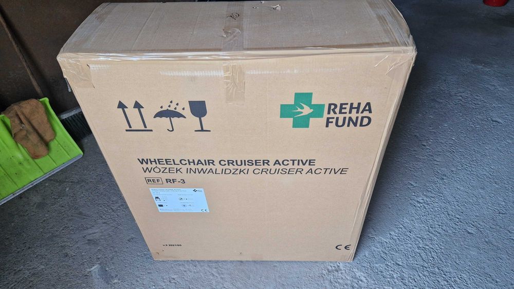 Wózek inwalidzki RF-3 Cruiser Active, Nowy, Nierozpakowany.