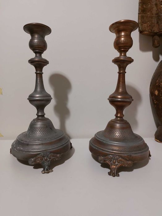 Świecznik stare zabytkowe