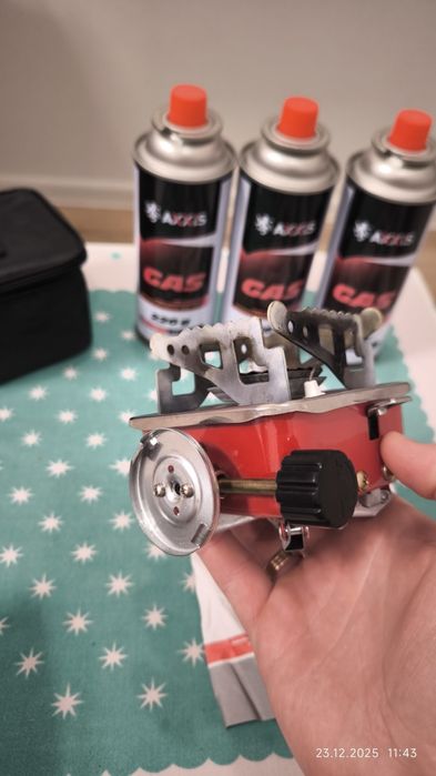 Портативна газова плитка Intertool