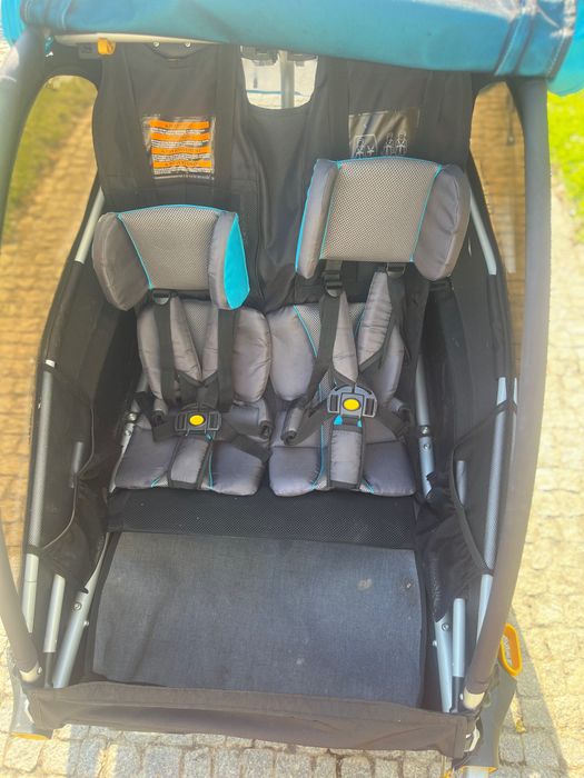 Burley D’LITE X [EN]: bike trailer and stroller (double) [PT]: reboque para bicicleta e carrinho de bebé (duplo)