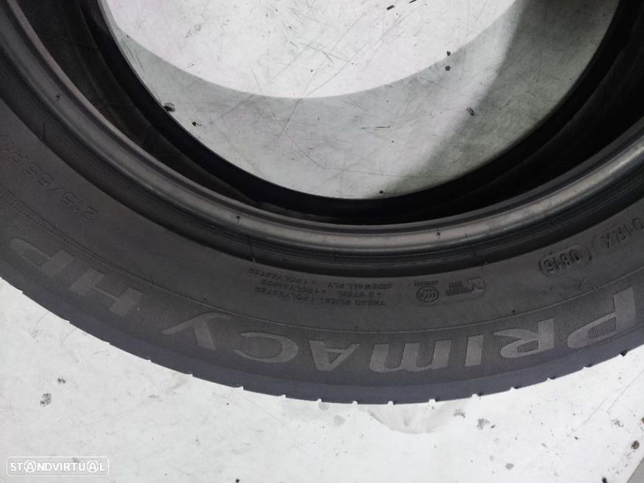 2 pneus semi novos 215-55r17 michelin - oferta dos portes 100 EUROS