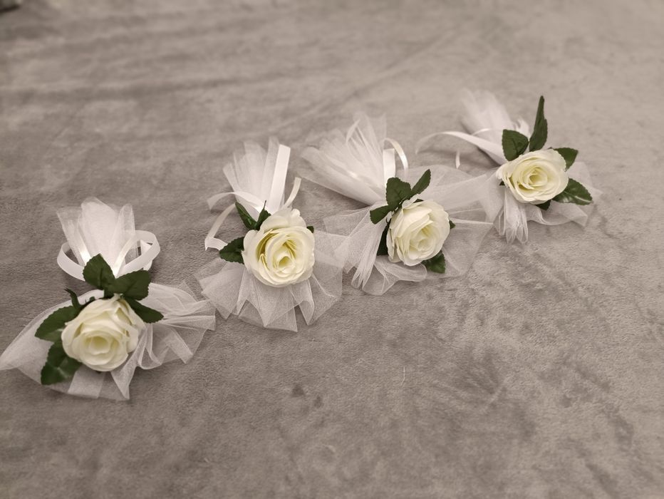 Украшения на машину набір прикрас на весільне авто