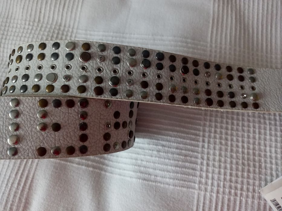 Pasek skorzany nowy.