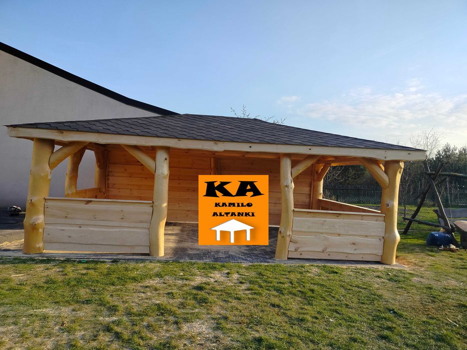 ALTANKI, altany, altanka, altana na grubym balu