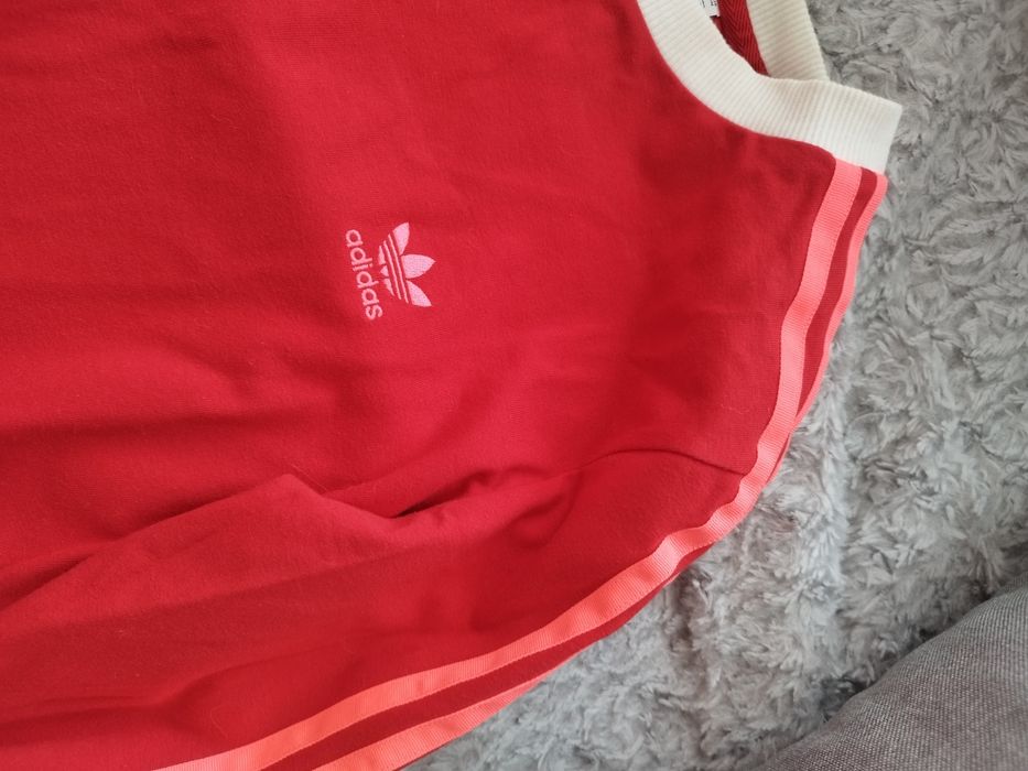 Bluza adidas czerwona