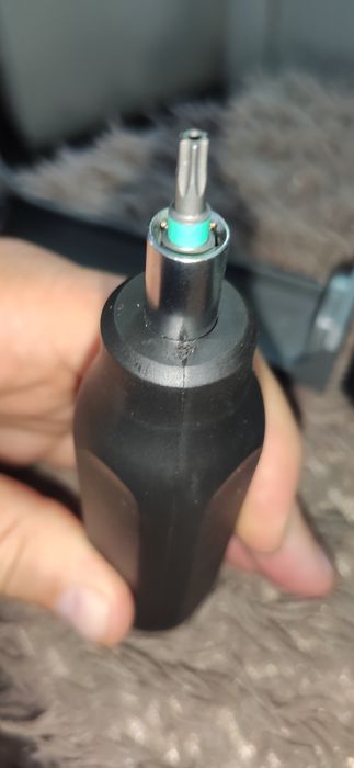 Набор магнитных 8 бит с отвёрткой в боксе с твёрдой стали закаленные