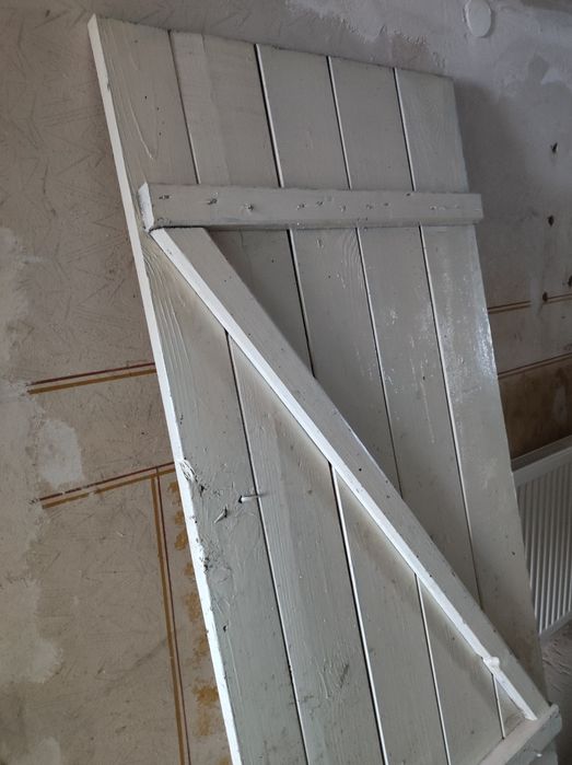 Drzwi wewnętrzne drewniane lata 70 - do renowacji