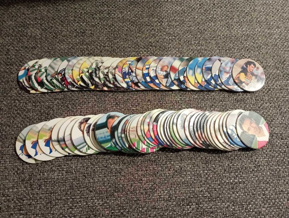 Lote tazos caps Futebol 95/96