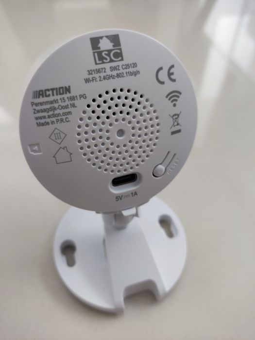 Kamera WiFi 2.4 GHz HD 1080p Funkcja Dżwięku Micro SD do 128GB IP 20