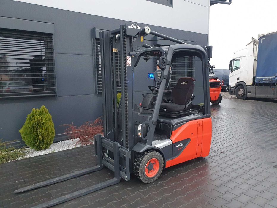 Wózek widlak LINDE E16 2020r  L. Drogowe Przesuw boczny E14 E12 E18