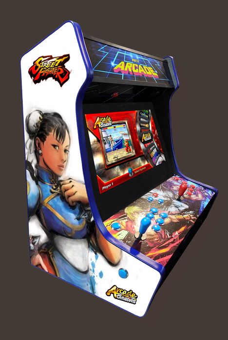 Maquina arcade bartop jogos hyperspin