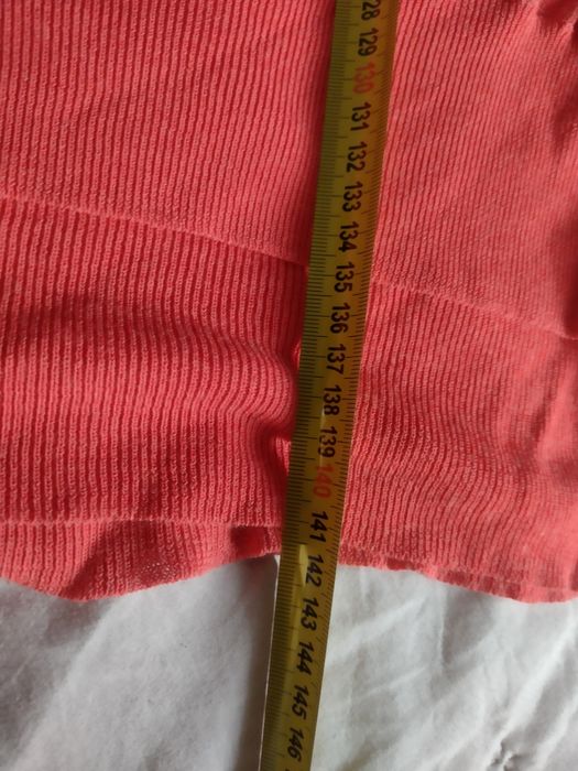 Confashion sukienka koralowa maxi oryginalna efektowna M