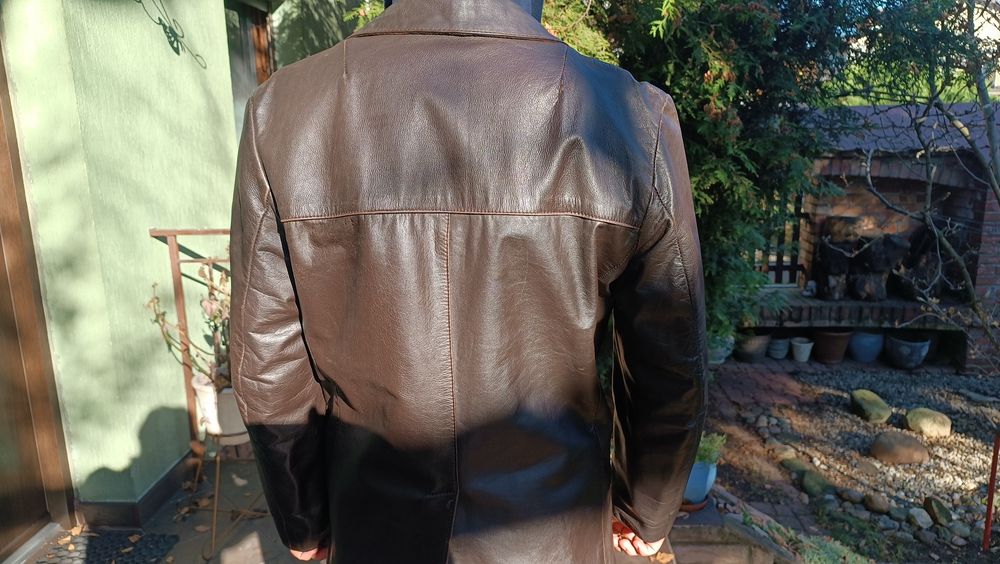 Marynarka męska skórzana