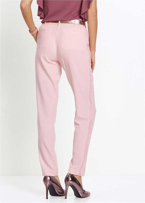 21) Eleganckie spodnie z koronką 44 NOWE